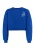 Mymo Cropped sweatshirt Dames koningsblauw