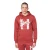 Henleys Heren Curveball Hoodie (Diep rood)