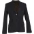 Dolce & Gabbana Gabardine Turlington Blazer in Zwart Virgin Wol