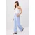 TRENDYOLMİLLA Dames Blauw Effen Wijde pijp Hoge taille Jeans