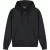 Malelions Men Oversized Knitted Emblem Zip Hoodie | Black