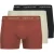 Jack & Jones Heren boxershorts trunks jacvesterbro 3-pack rood/crème/zwart