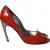 Roger Vivier Spuntata Gigi Pumps in Koraal Glanzend Leder