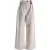 Loewe broek met wijde pijpen en riemdetails in beige katoen