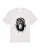 Watapparel Shirt ‘Affe hört Musik’  zwart / wit gemêleerd