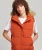 Everest Bodywarmer van Imitatiebont Oranje