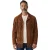 Heren Western Retro Tan Cowboy Leather Fringe Jas – Braga