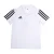 Boy’s adidas Junior Tiro 19 Cotton Polo Shirt in White Black