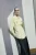 Trendyol Modest Dames Geel Effen Lang Getailleerd Modest Overhemden