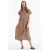 Anytime blousejurk met panterprint beige/bruin
