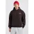 America Today boxy hoodie met backprint – bruin