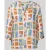 milano italy Blouse met lange mouwen van pure viscose