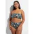 Zizzi high waist brazilian bikinibroekje CAANNE zwart/multi