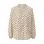 Blouse met lange mouwen in semi-transparante chiffon met stippenpatroon dames COMMA