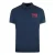 Cavalli Class marineblauw poloshirt met vet logo