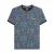 Lambretta Heren SS25 Paisley T-shirt (Marine/Tabak)