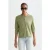 Scotch & Soda Stripe Trim Relaxed Cardigan Oil Green