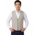 Gilet Zuitable beige zomer katoen