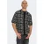 ONLY & SONS loose casual overhemd met ingebreid patroon zwart