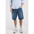 America Today Nate denim relaxed short blauw