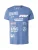 CAMP DAVID Shirt  saffier / pitaja roze / wit