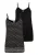 LASCANA Top  zwart / wit