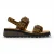 Fly London HEIF558FLY dames sandalen met gesp en cheetahprint in bruin leer