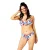 Biba Dames/Dames Frill Bikini Top (Digitaal afdrukken)