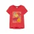 s.Oliver T-shirt met pailletten koraalrood
