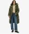 Superdry – Lange Everest jas met imitatiebont – Dames – Gewatteerde jassen