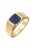 KUZZOI Ring  blauw / goud