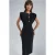 Slim Fit Midi-jurk met Accessoire Detail