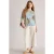 White Stuff Clara Ls Tee Dusty Green