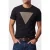 GUESS Cn Ss Triangle Logo Jet Black A996