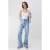 TRENDYOLMİLLA Dames Blauw Effen Wijde pijp Hoge taille Jeans