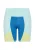 Born Living Yoga Sportief sweatvest ‘Darana’  saffier / aqua / lichtblauw / lichtgeel