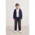 TRENDYOLKIDS Meisjes Donkerblauw Effen Lang, Regular fit Sweatshirts