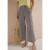 7/8 Wide Leg broek in seersucker stof
