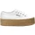 Superga Dames/Dames 2790 Touw Platform Trainers (Wit)