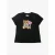 Moschino Meisjes t-shirt beer zwart