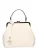 Roberta M Beige Rundleer Tas
