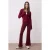 TRENDYOLMİLLA Dames Bordeaux Effen Getailleerd Sport Blazers