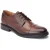 Base London Magnus Leren Herenschoenen In Verbrand Bruin Oxford-Model