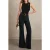 Reiss Cut Out Vest Black