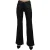 John Galliano Zwarte Gewassen Hoge Taille Uitlopende Denim Casual Broek Jeans