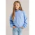 WE Fashion hoodie met backprint blauw
