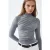 Blouse met hoge kraag en drapeer-detail
