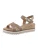 TOM TAILOR Sandalen met riem  sand / donkerbeige