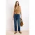 TRENDYOLMİLLA Dames Blauw Effen Recht Hoge taille Jeans