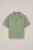 WE Fashion – Jongens overhemd van badstof – Regular fit – Lichtgroen – Katoen –